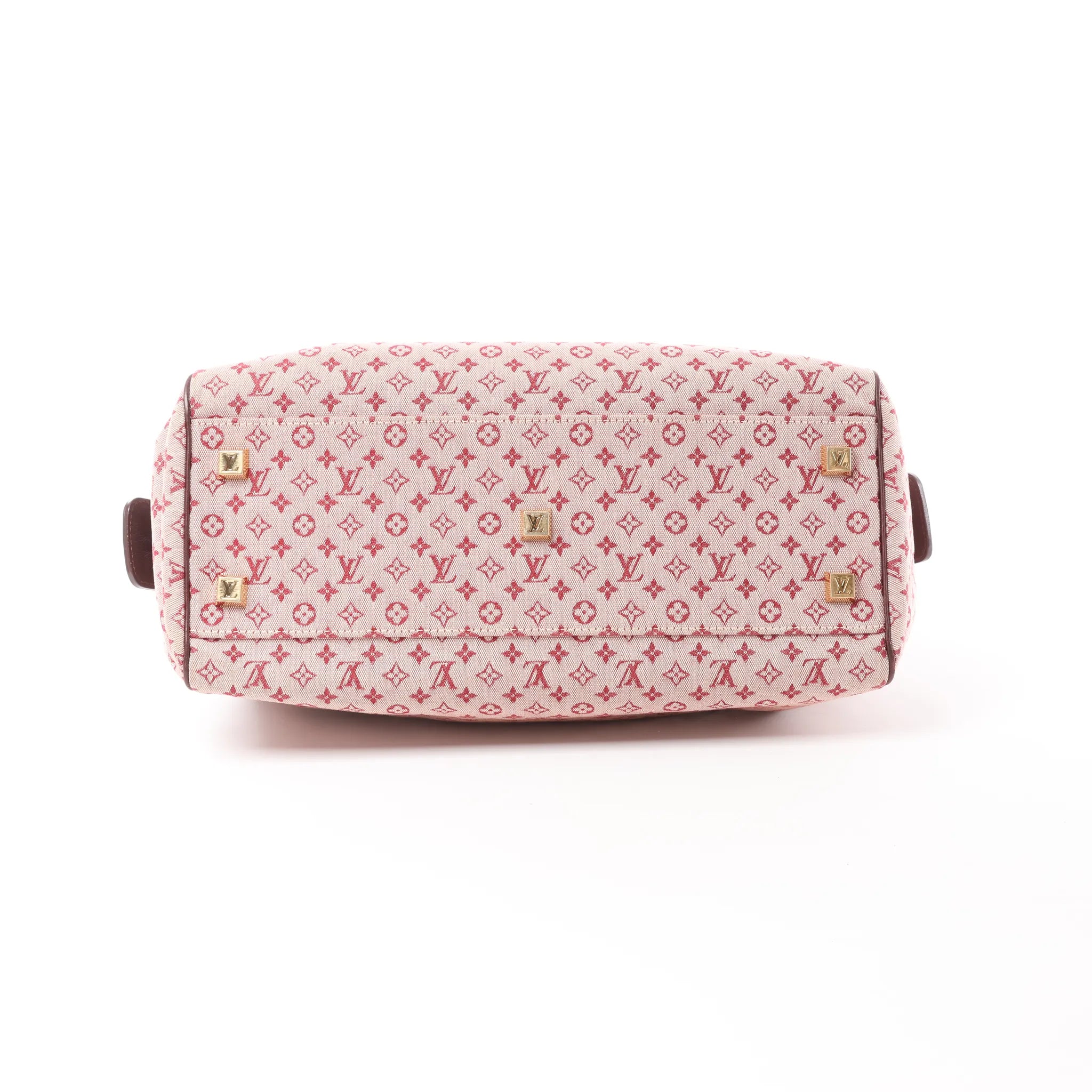 Louis Vuitton Josephine Mini Linen Handbag in Pink