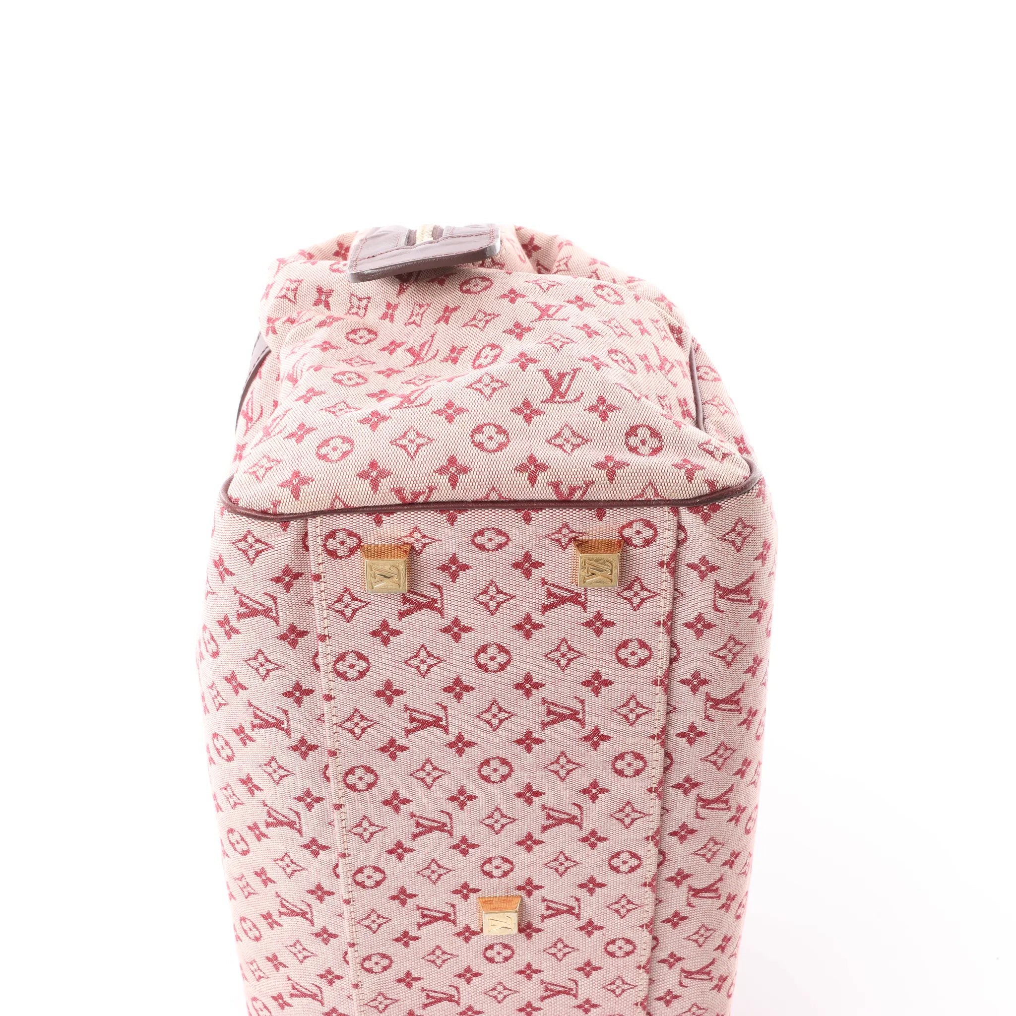 Louis Vuitton Josephine Mini Linen Handbag in Pink