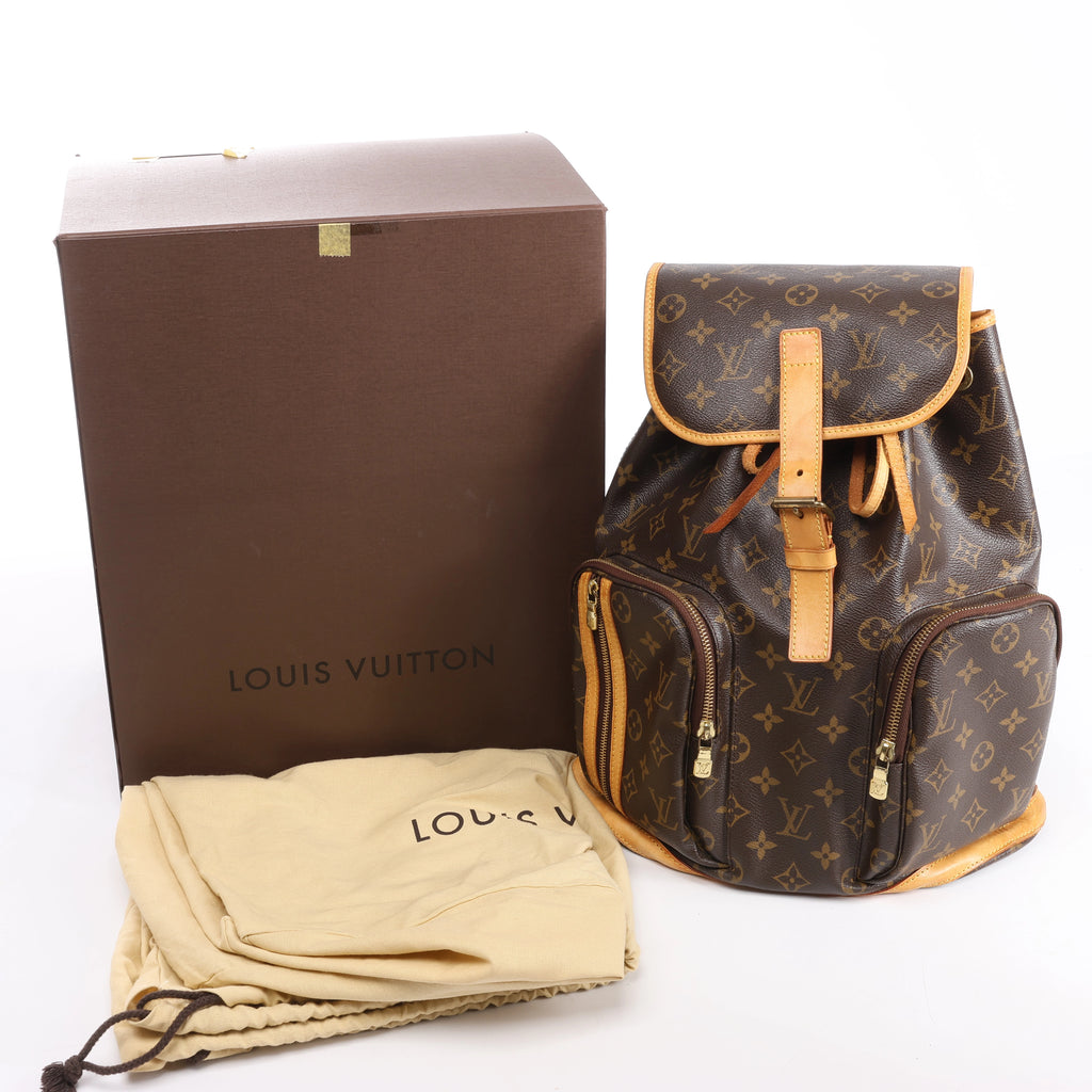 Louis Vuitton Sac à Dos Bosphore Monogram Canvas Backpack Brown M40107