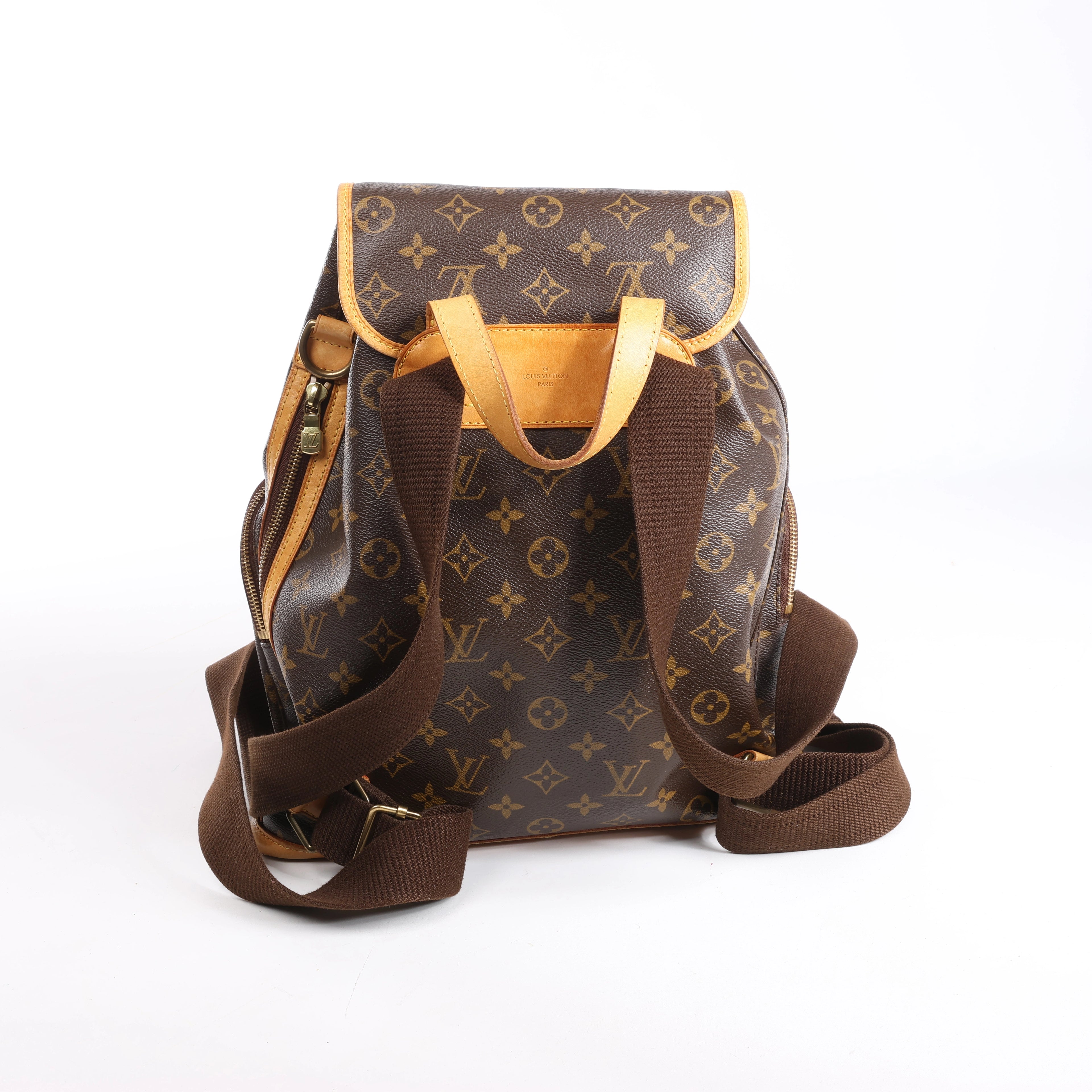 Louis Vuitton Sac à Dos Bosphore Monogram Canvas Backpack Brown M40107