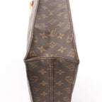 Louis Vuitton Sac Plat Monogram Canvas Handbag in Brown M51140