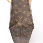 Louis Vuitton Sac Plat Monogram Canvas Handbag in Brown M51140