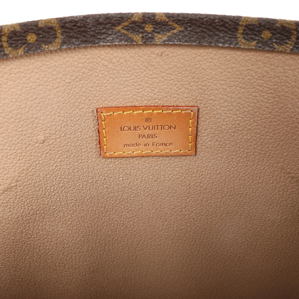 Louis Vuitton Sac Plat Monogram Canvas Handbag in Brown M51140