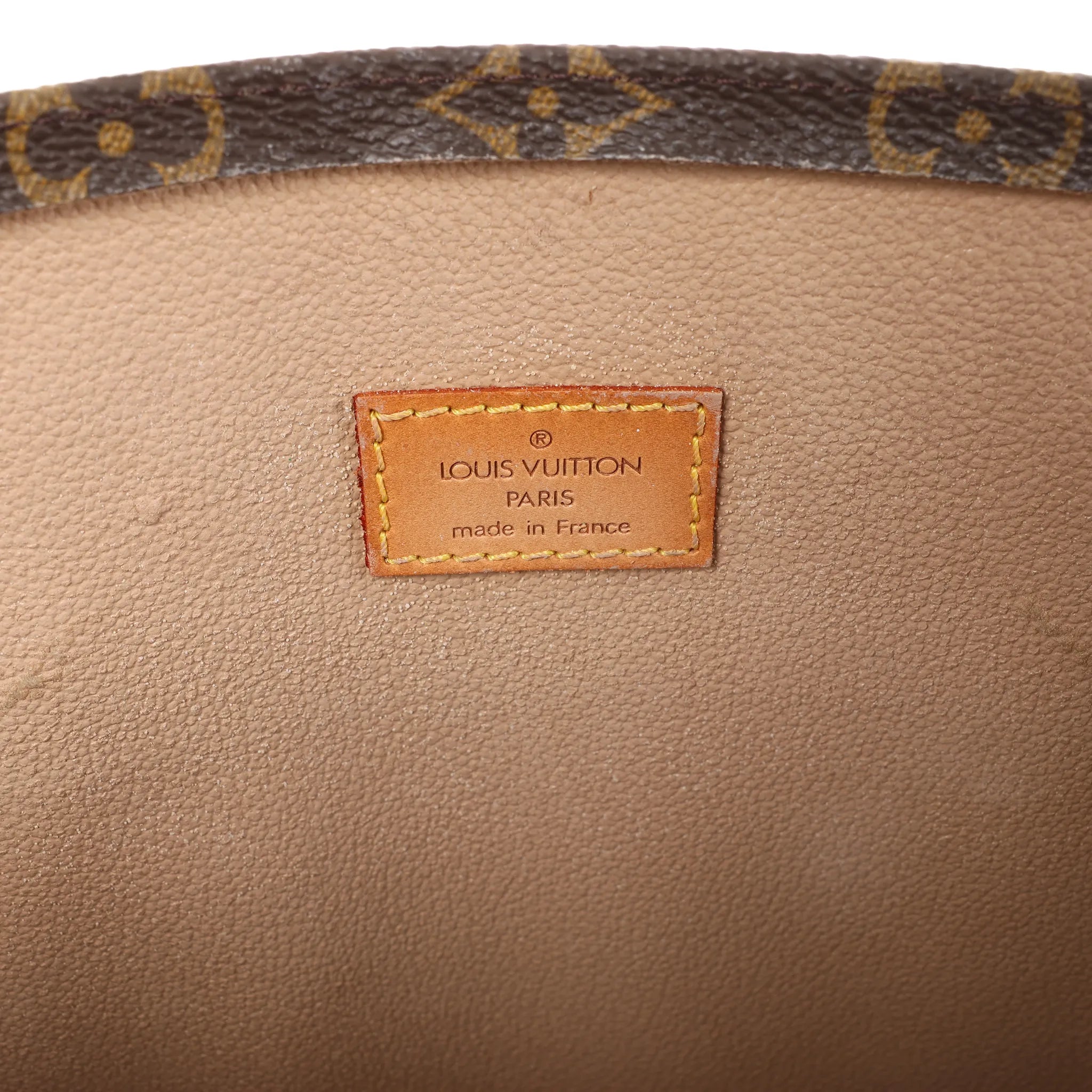Louis Vuitton Sac Plat Monogram Canvas Handbag in Brown M51140