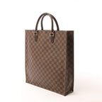 Louis Vuitton Sac Plat Damier Ebene Handbag in Brown N51140