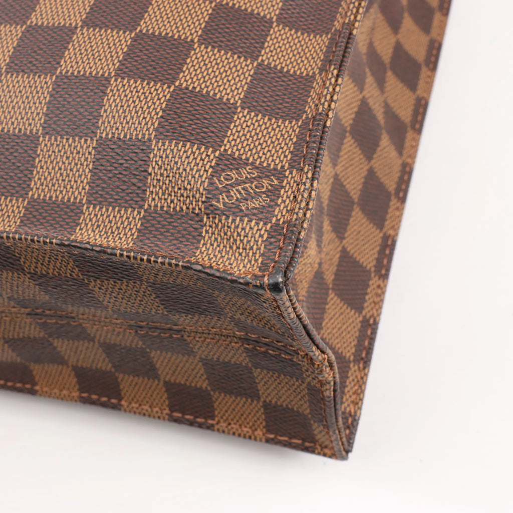 Louis Vuitton Damier Ebene Sac Plat Handbag N51140