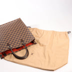 Louis Vuitton Damier Ebene Sac Plat Handbag N51140