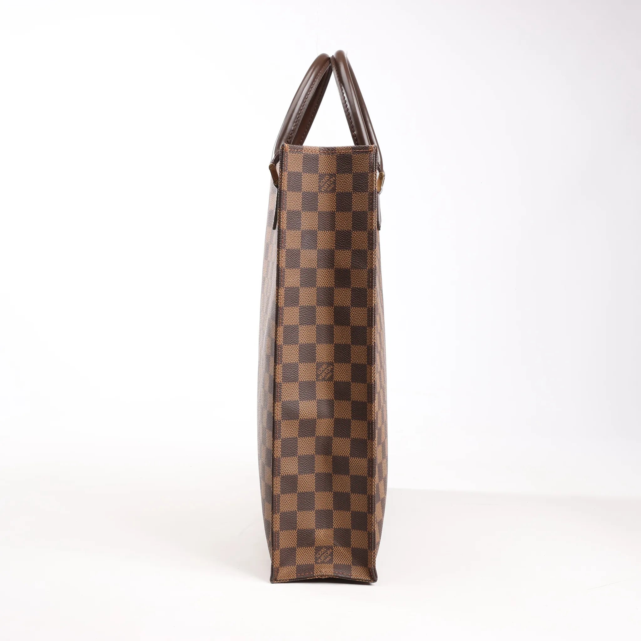Louis Vuitton Damier Ebene Sac Plat Handbag N51140