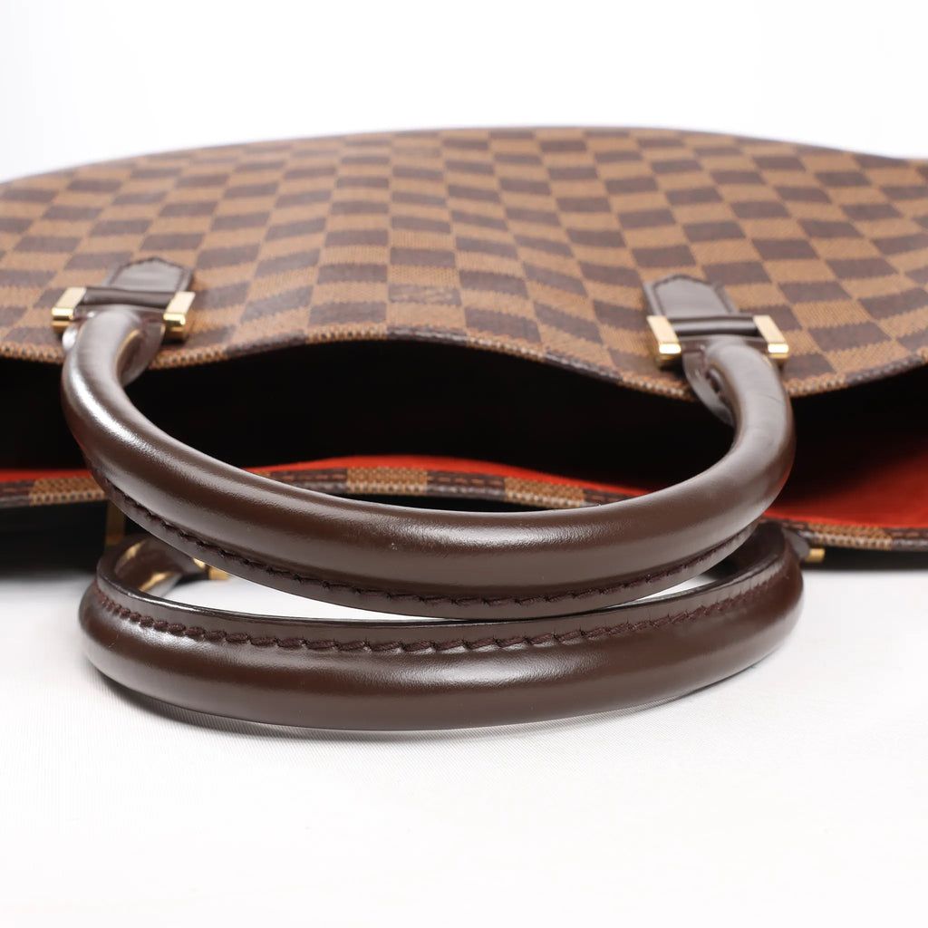 Louis Vuitton Damier Ebene Sac Plat Handbag N51140