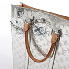Louis Vuitton Sac Plat Limited Edition Monogram Mirror Handbag in Silver M45884