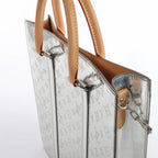 Louis Vuitton Sac Plat Limited Edition Monogram Mirror Handbag in Silver M45884