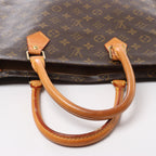 Louis Vuitton Sac Plat Monogram Handbag in Brown M51140