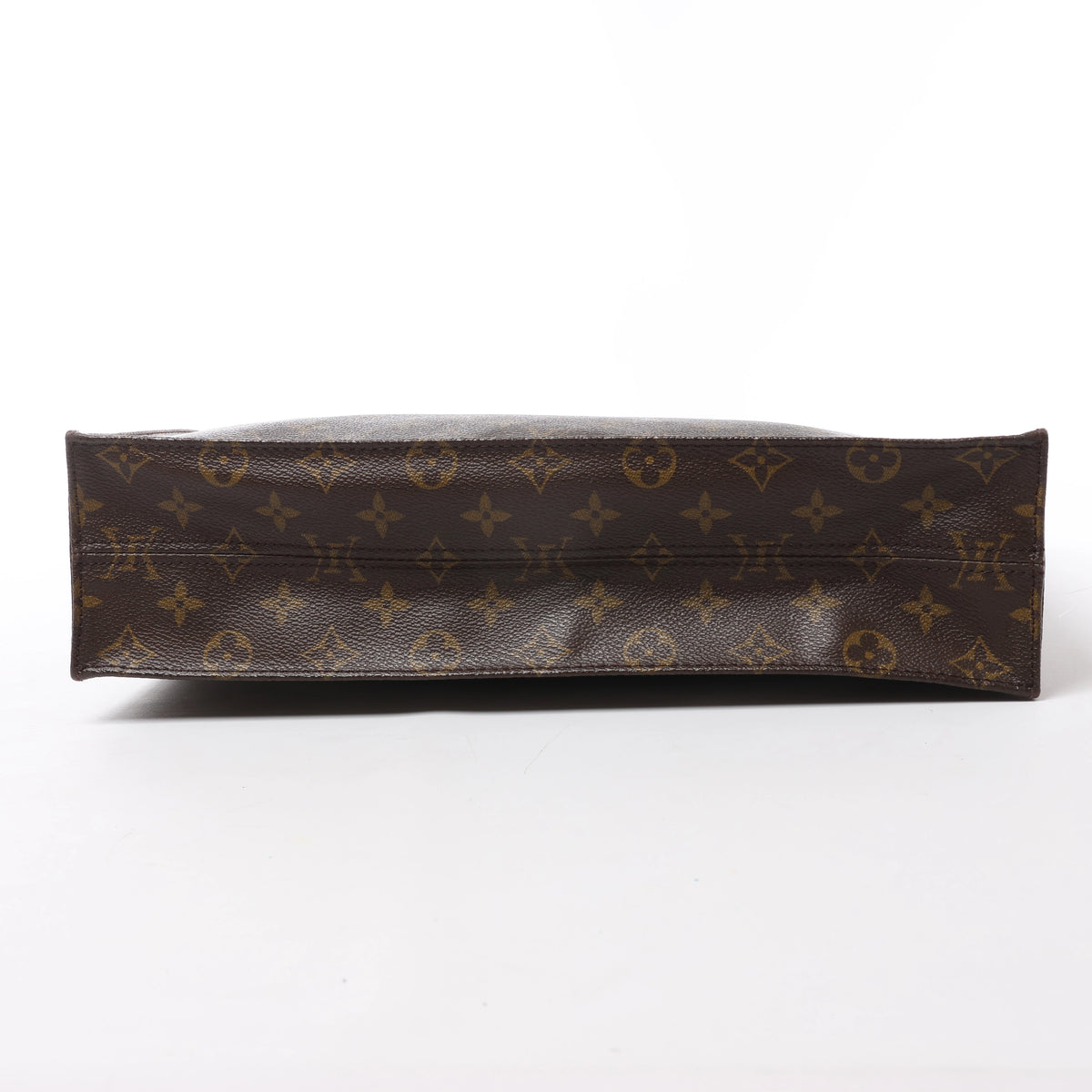 Louis Vuitton Sac Plat Monogram Handbag in Brown M51140