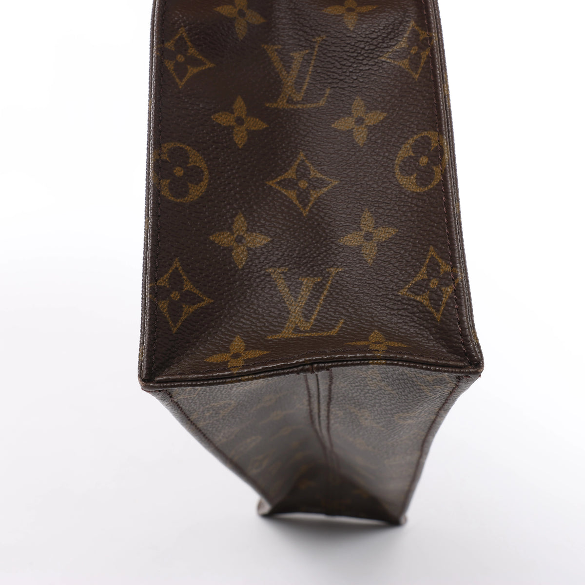 Louis Vuitton Sac Plat Monogram Handbag in Brown M51140
