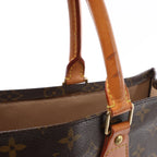 Louis Vuitton Sac Plat Monogram Handbag in Brown M51140