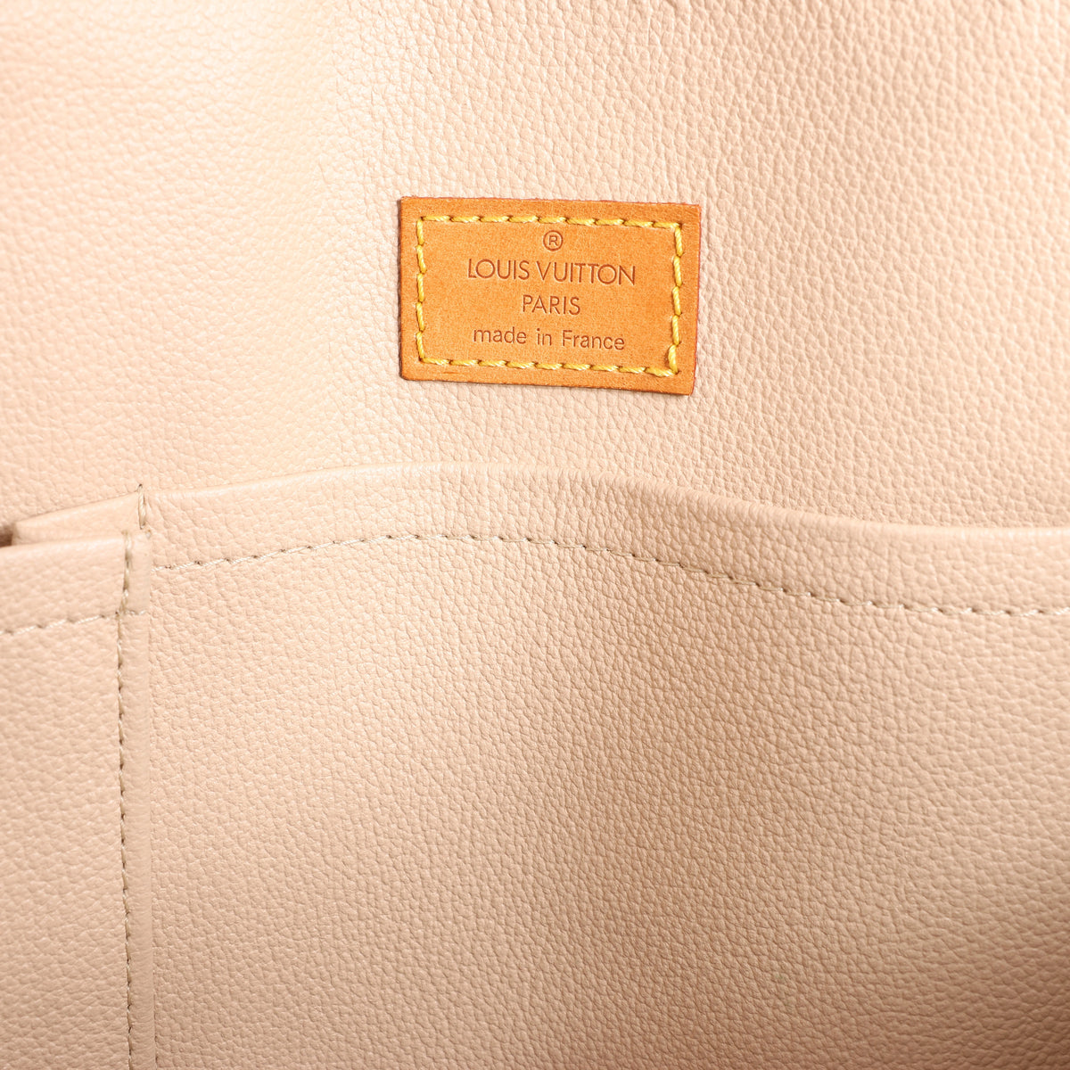 Louis Vuitton Sac Plat Monogram Handbag in Brown M51140