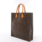 Louis Vuitton Sac Plat Monogram Handbag in Brown M51140