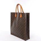 Louis Vuitton Sac Plat Monogram Handbag in Brown M51140