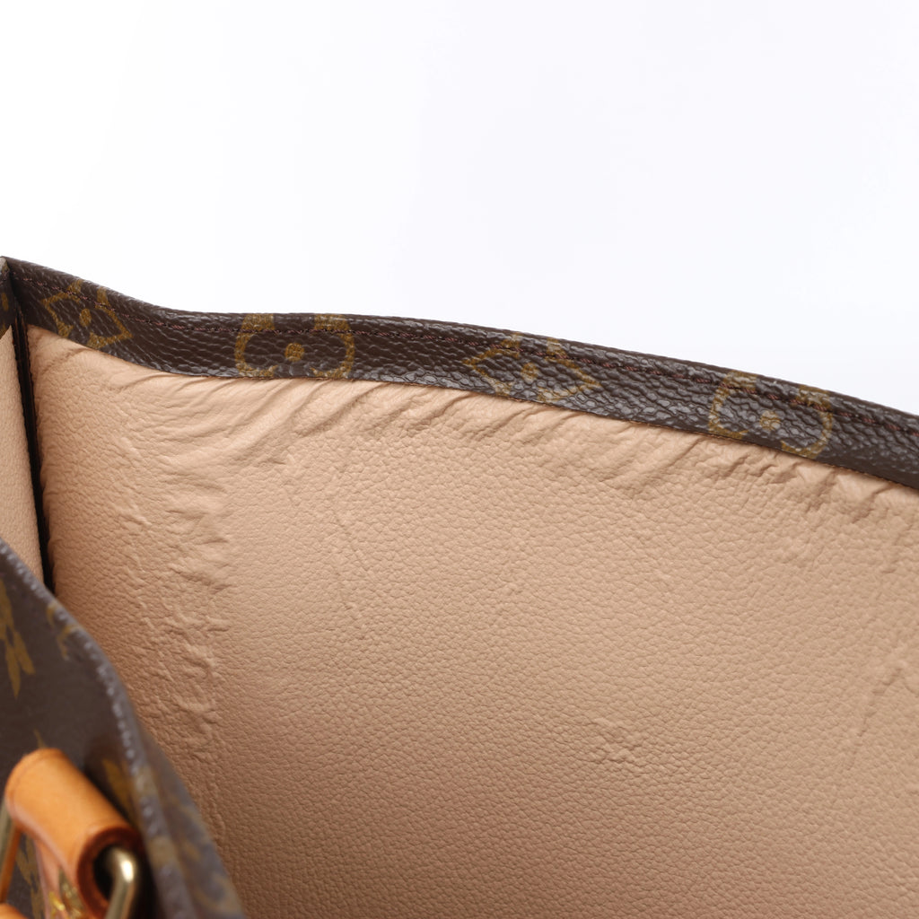 Bolso Louis Vuitton Sac Plat Monogram de lona marrón M51140