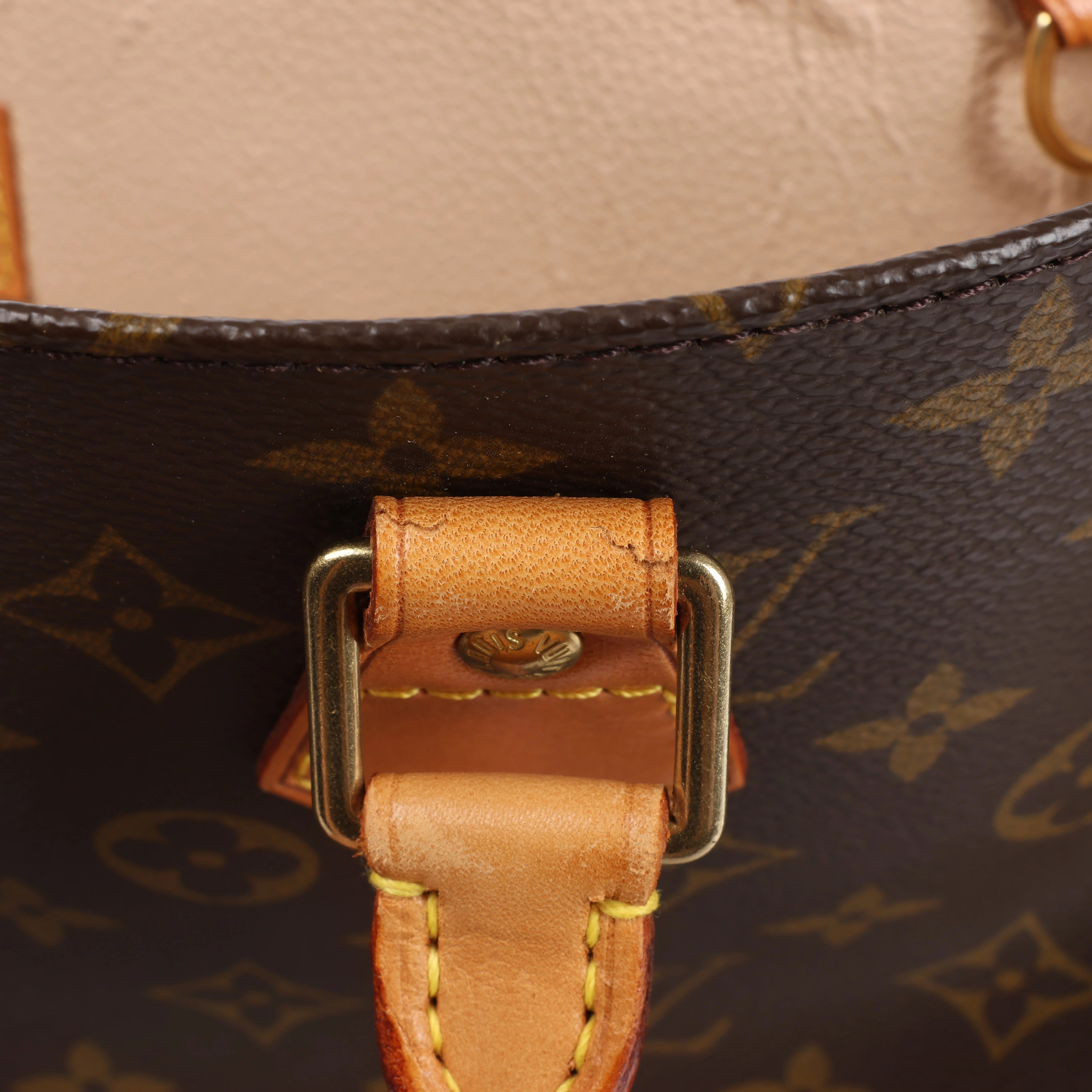 Bolso Louis Vuitton Sac Plat Monogram de lona marrón M51140