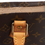 Louis Vuitton Sac Plat Monogram Canvas Handbag in Brown M51140