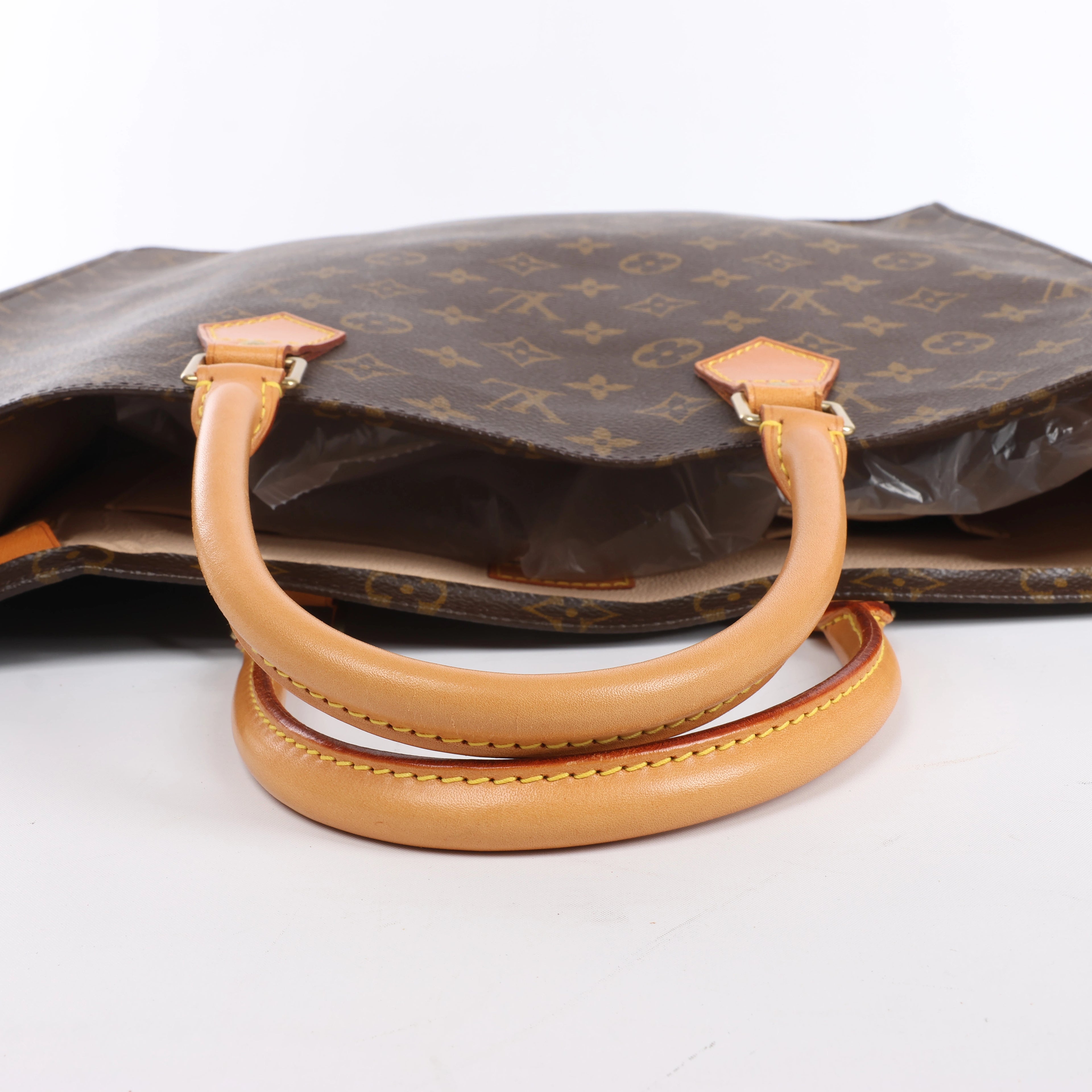 Bolso Louis Vuitton Sac Plat Monogram de lona marrón M51140