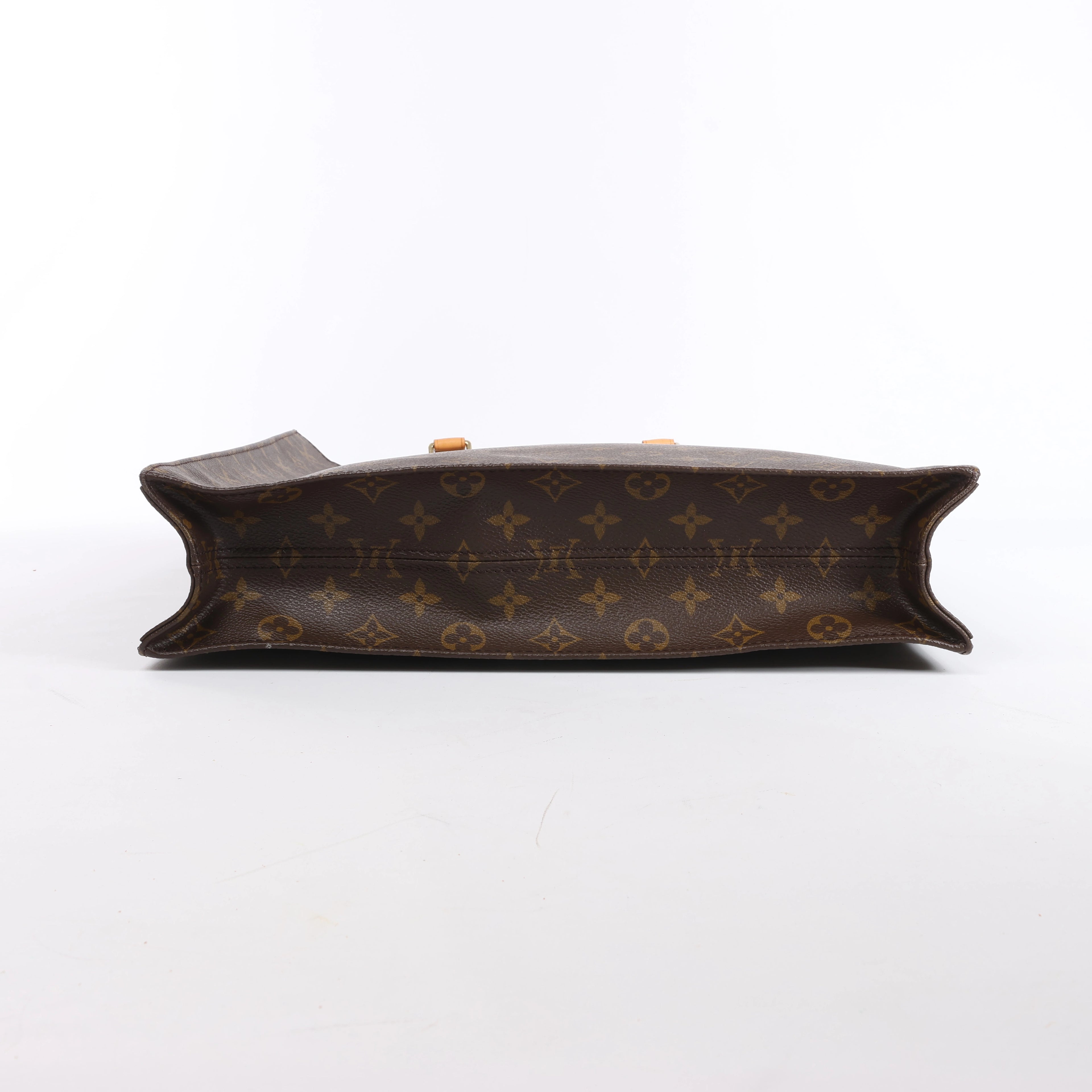 Bolso Louis Vuitton Sac Plat Monogram de lona marrón M51140