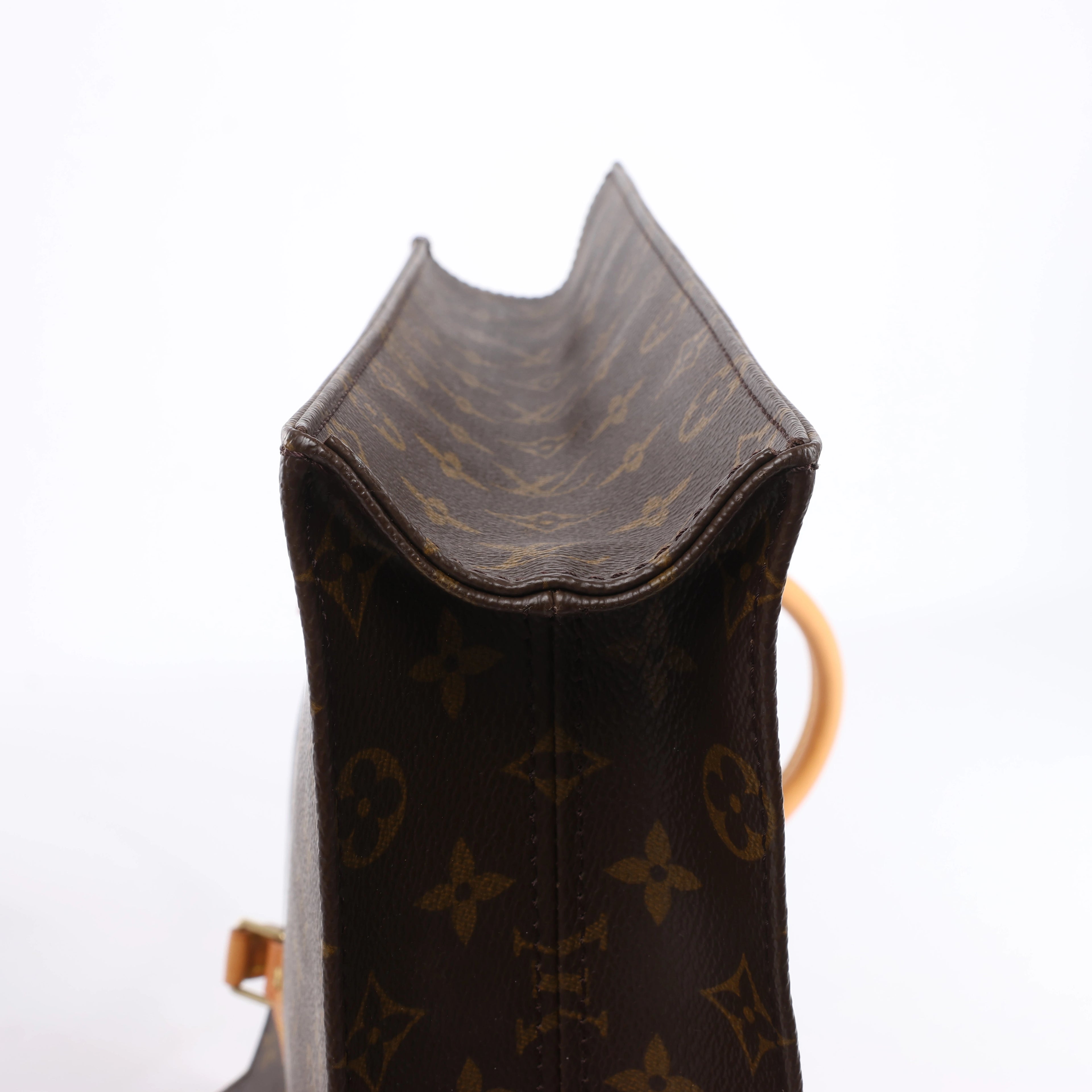 Bolso Louis Vuitton Sac Plat Monogram de lona marrón M51140