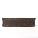 Louis Vuitton Sac Plat Monogram Canvas Handbag in Brown M51140