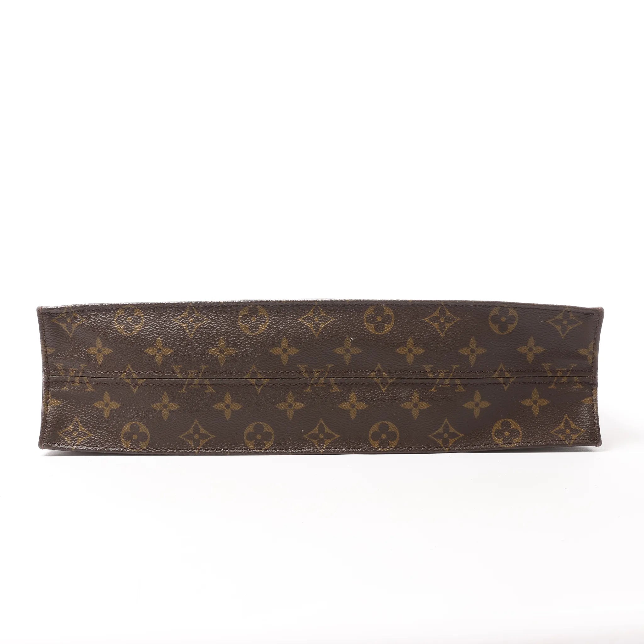 Louis Vuitton Sac Plat Monogram Canvas Handbag in Brown M51140
