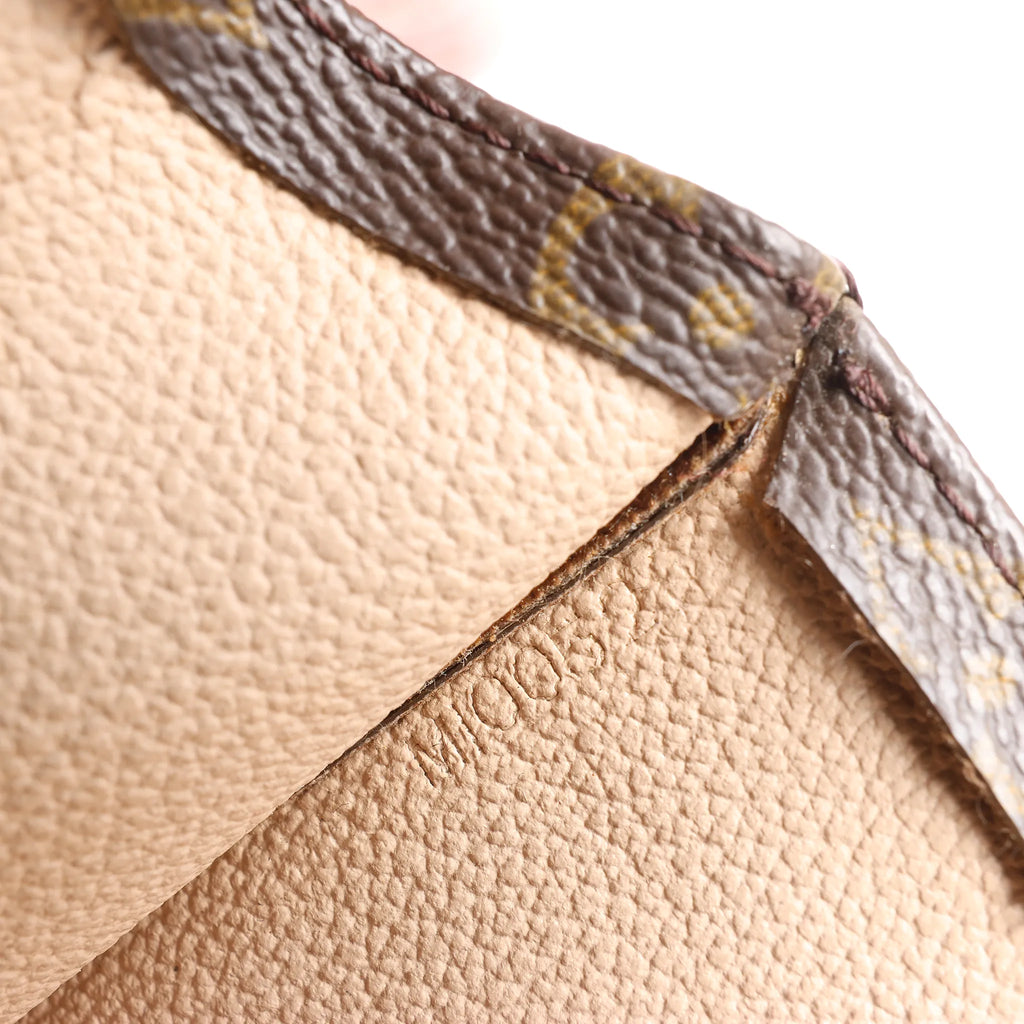 Louis Vuitton Sac Plat Monogram Canvas Handbag in Brown M51140