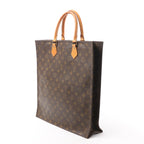Louis Vuitton Sac Plat Monogram Canvas Handbag in Brown M51140