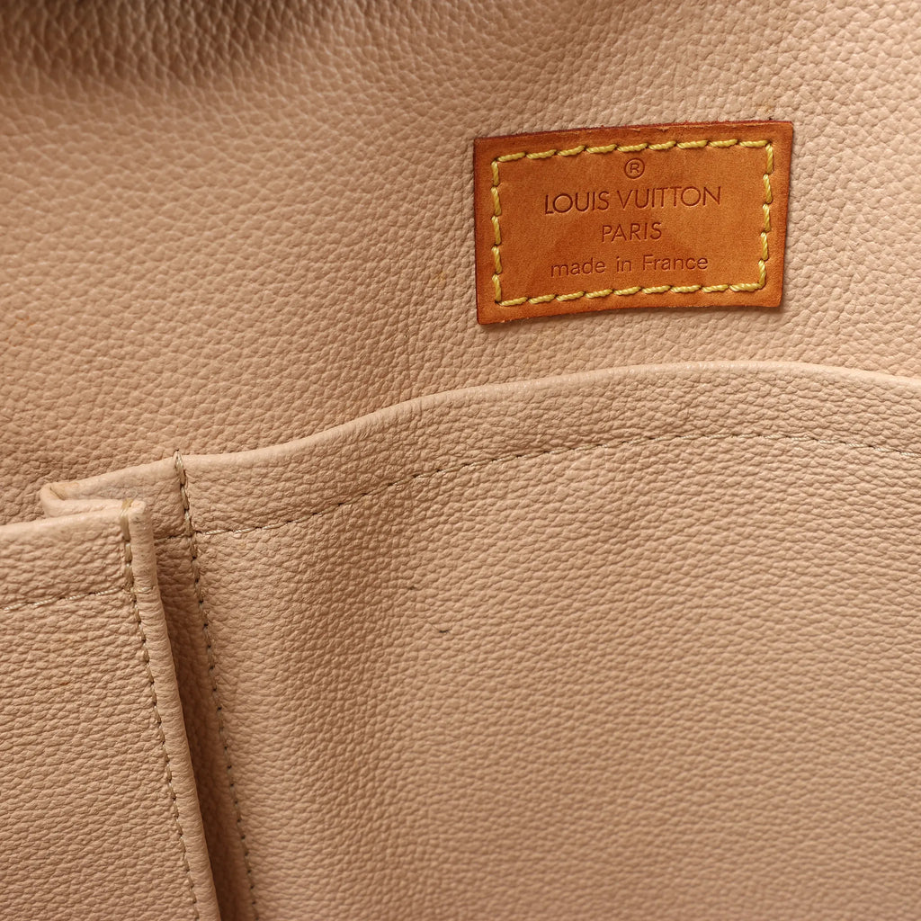 Louis Vuitton Sac Plat Monogram Canvas Handbag in Brown M51140