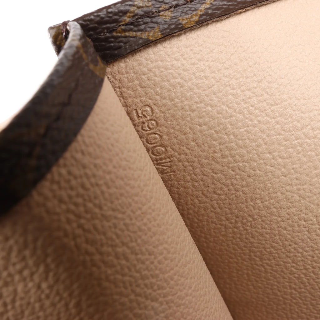 Louis Vuitton Sac Plat GM Monogram Canvas Handbag in Brown M51140