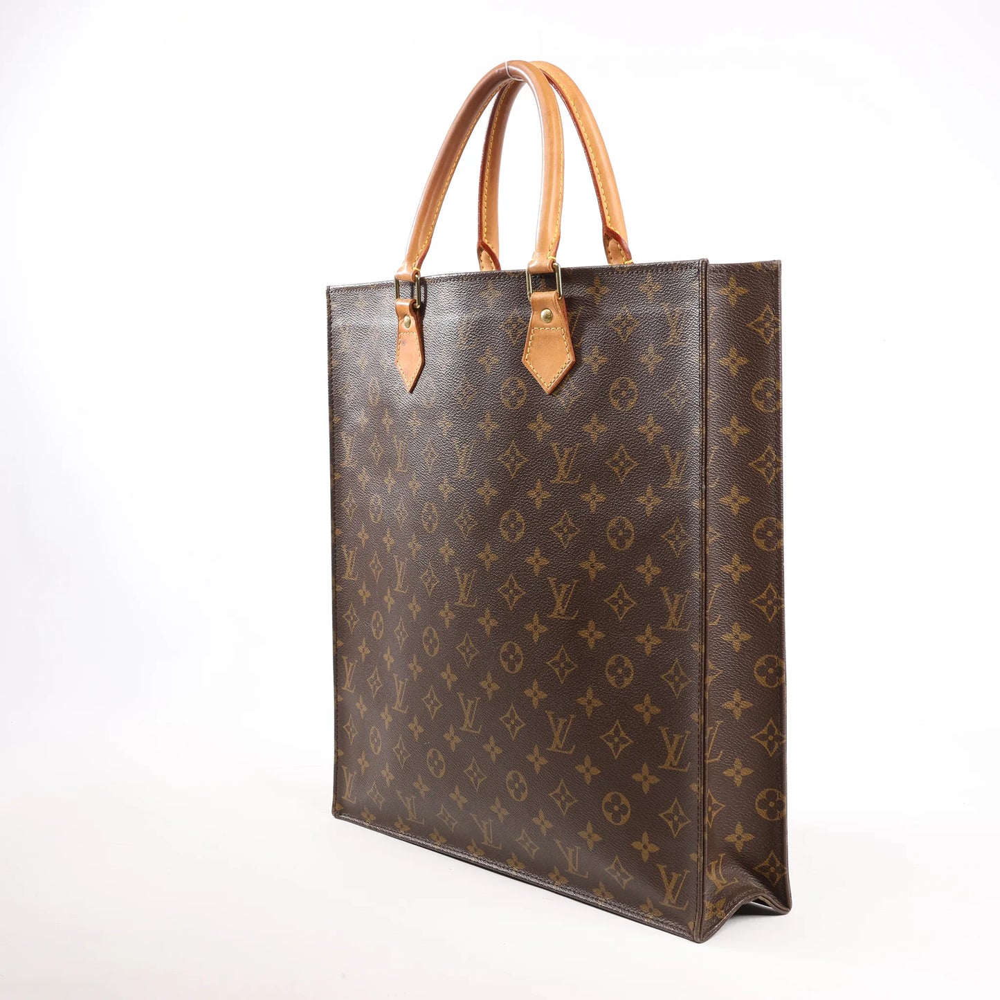 Louis Vuitton Sac Plat GM Monogram Canvas Handtasche in Braun M51140