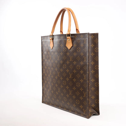 Louis Vuitton Sac Plat GM Monogram Canvas Handtasche in Braun M51140