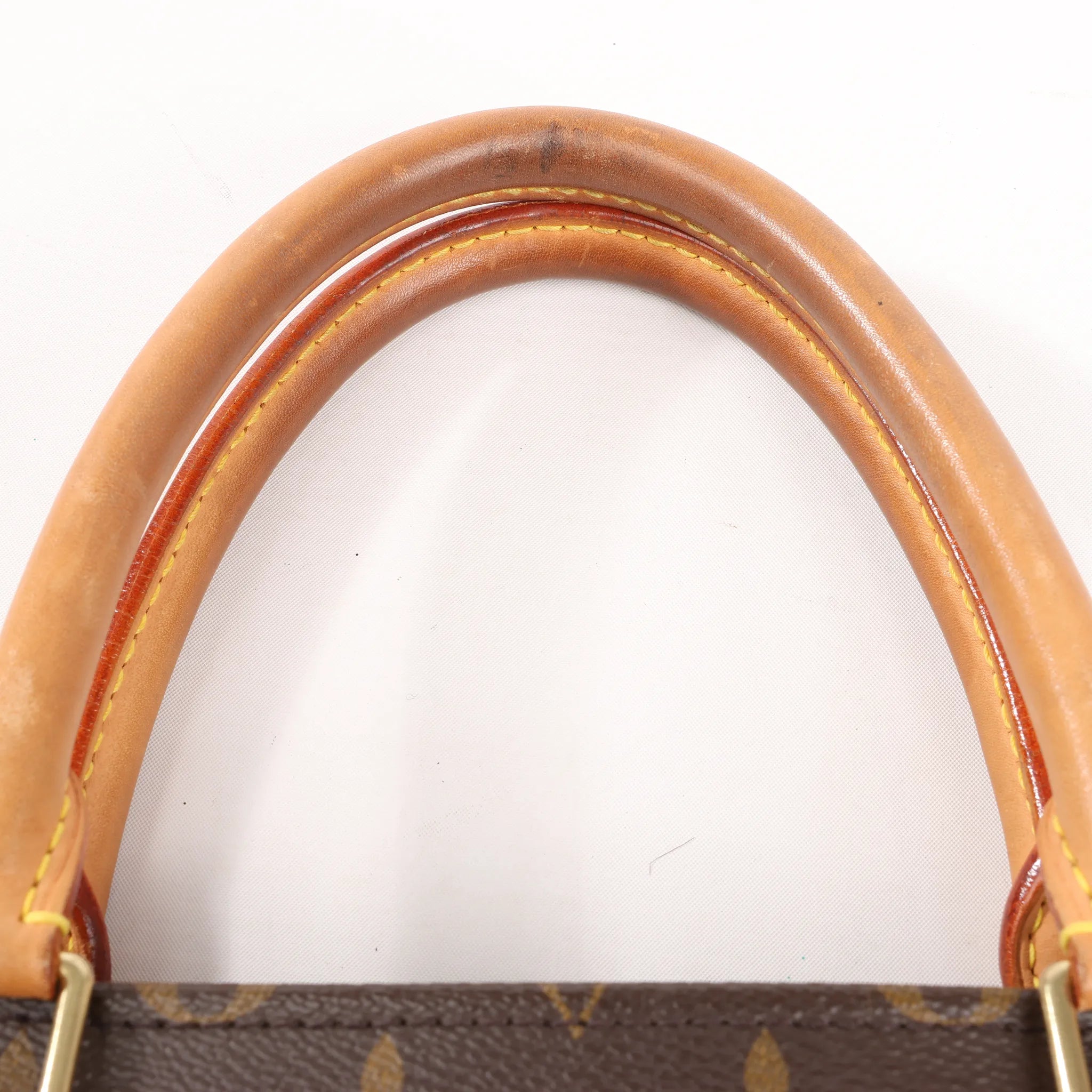 Louis Vuitton Sac Plat GM Monogram Canvas Handbag in Brown M51140