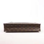 Louis Vuitton Sac Plat GM Monogram Canvas Handbag in Brown M51140