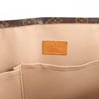Louis Vuitton Sac Plat GM Monogram Canvas Handbag in Brown M51140