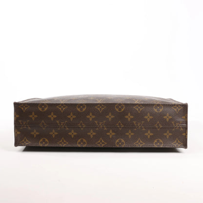 Louis Vuitton Sac Plat GM Monogram Canvas Handtasche in Braun M51140