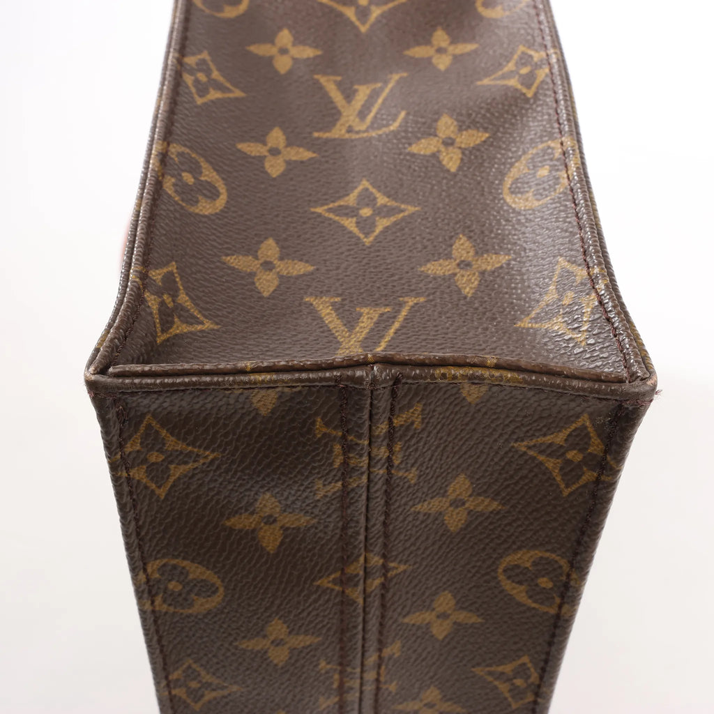 Louis Vuitton Sac Plat GM Monogram Canvas Handbag in Brown M51140