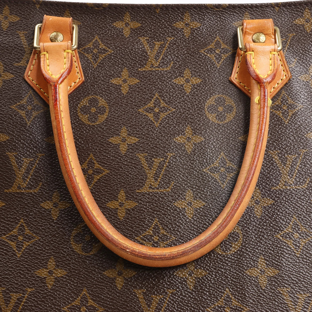 Louis Vuitton Sac Plat GM Monogram Canvas Handbag in Brown M51140