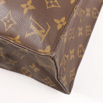 Louis Vuitton Monogram Sac Plat GM Handbag M51140