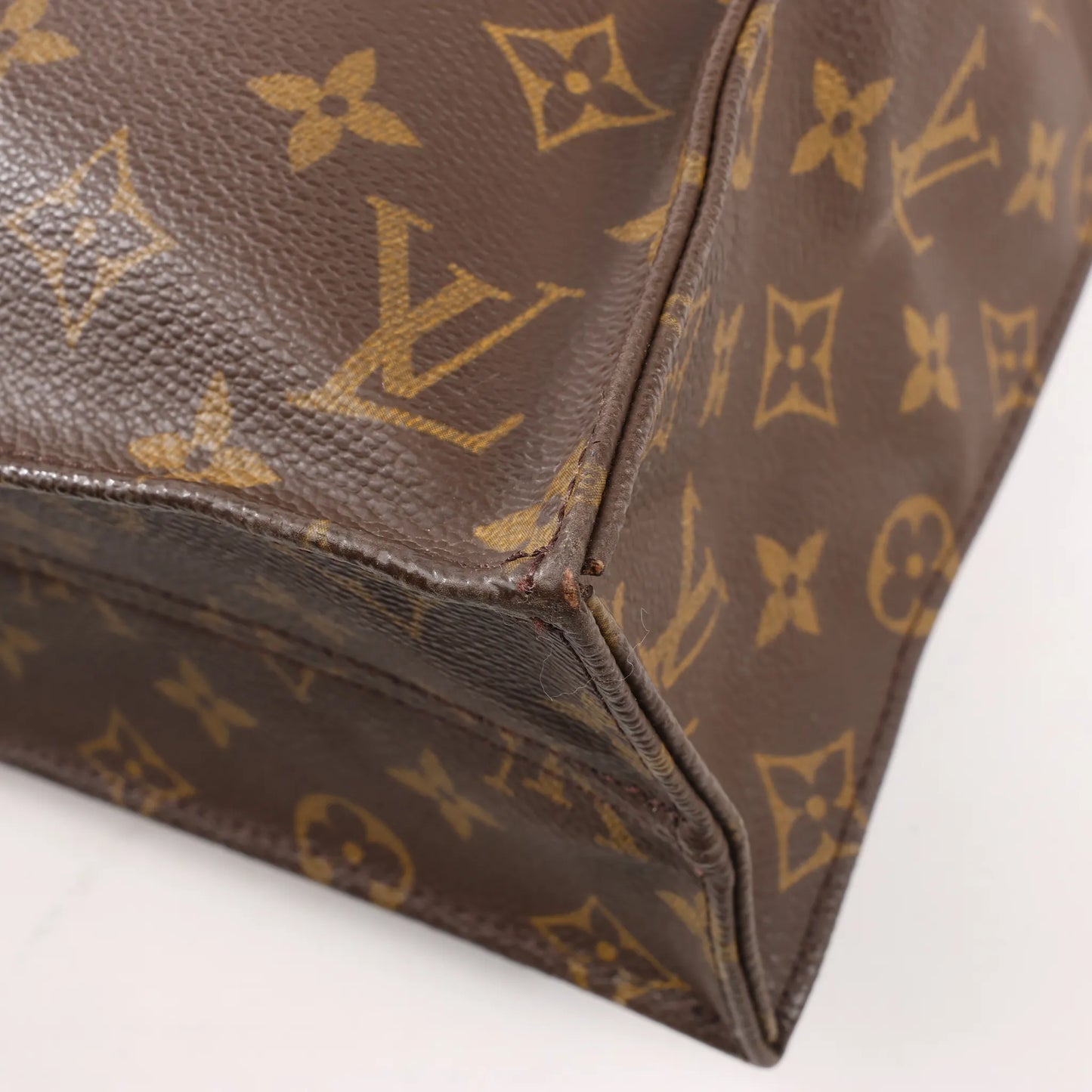 Louis Vuitton Monogram Sac Plat GM Handbag M51140
