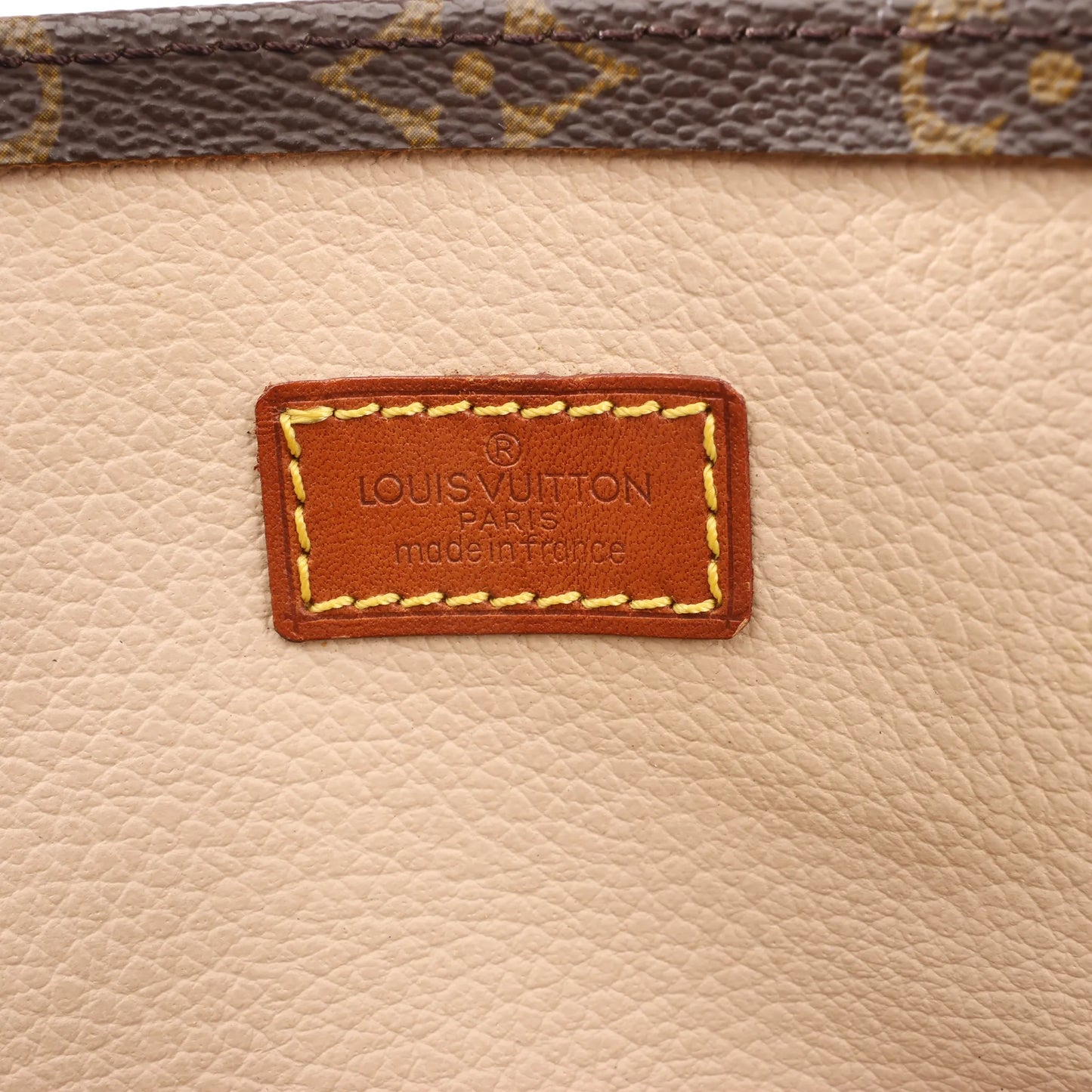 Louis Vuitton Monogram Sac Plat GM Handbag M51140