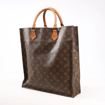 Louis Vuitton Monogram Sac Plat GM Handbag M51140