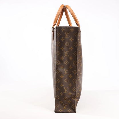 Louis Vuitton Monogram Sac Plat GM Handbag M51140