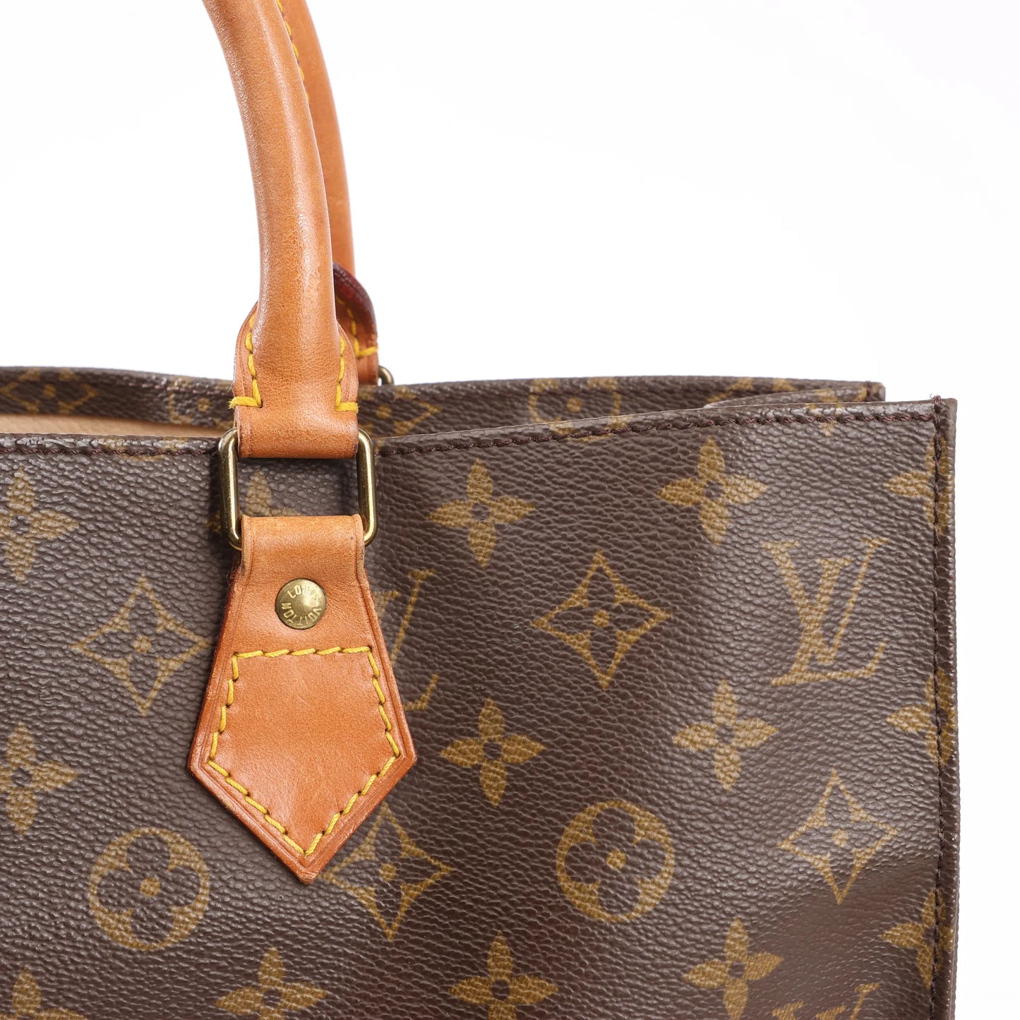 Louis Vuitton Monogram Sac Plat GM Handbag M51140