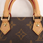Louis Vuitton Sac Plat Petit Monogram Canvas 2Way Handbag in Brown M69442