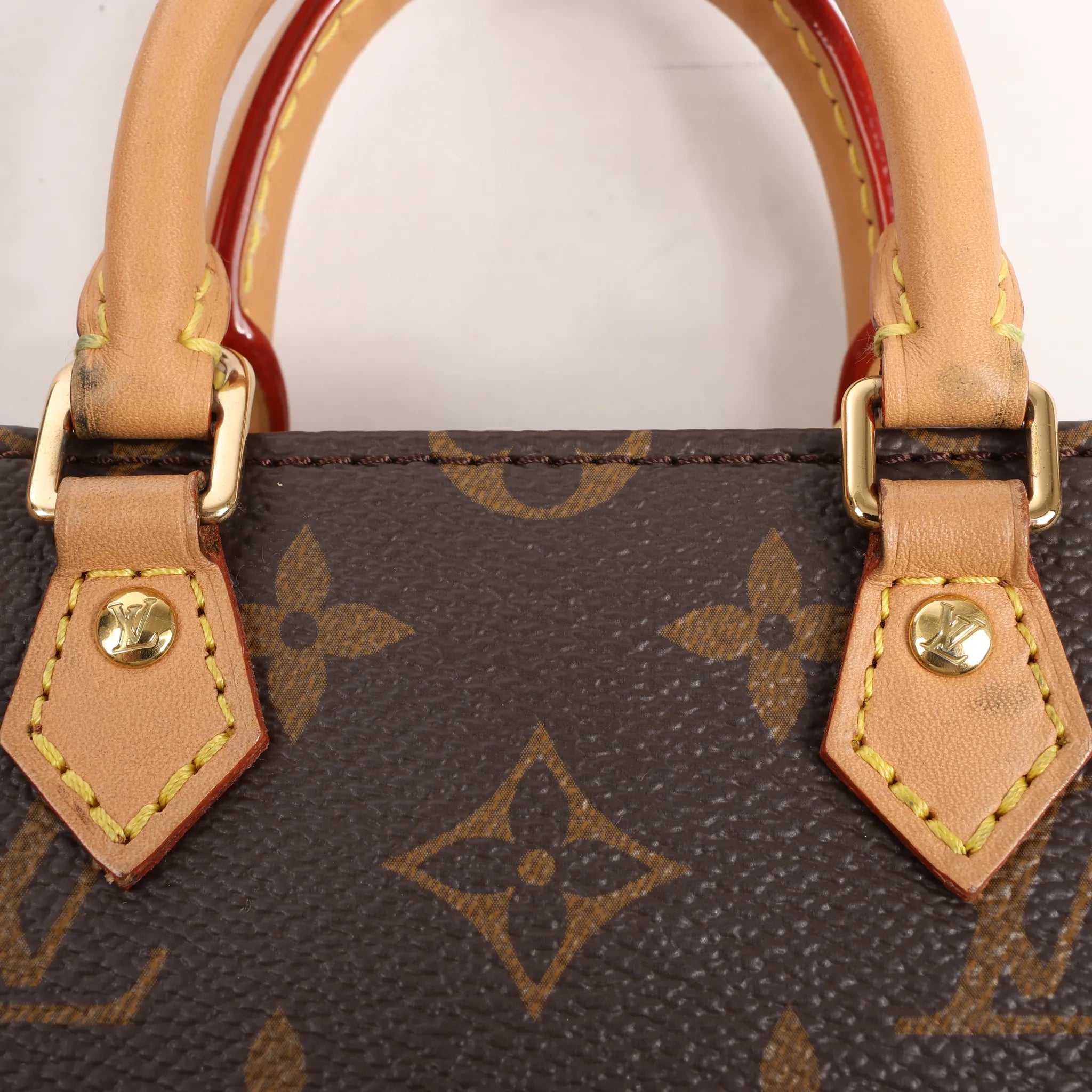 Louis Vuitton Sac Plat Petit Monogram Canvas 2Way Handbag in Brown M69442